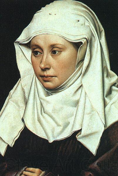 Robert Campin Portrait of a Lady Spain oil painting art